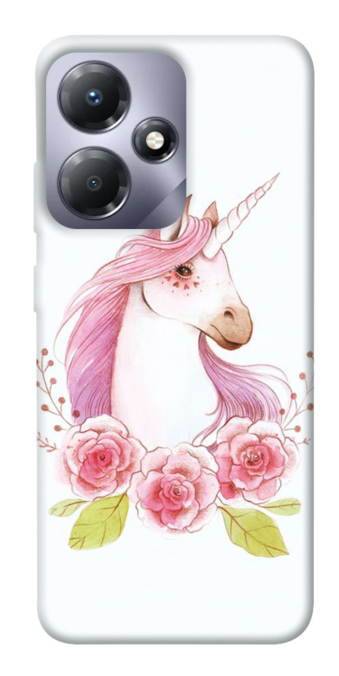 

Чохол Єдиноріг з квітами для Infinix Hot 30 1655798