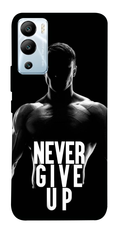 Чохол Never give up для Infinix Hot 12i