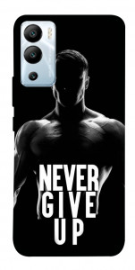 Чехол Never give up для Infinix Hot 12i