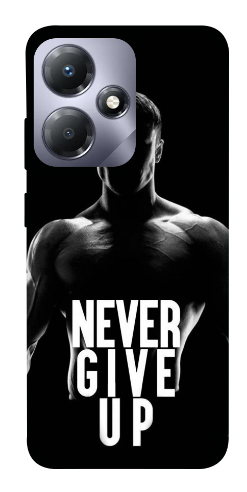 

Чехол Never give up для Infinix Hot 30 1656382