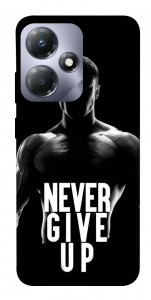 Чехол Never give up для Infinix Hot 30 Play