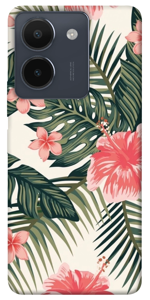 Чехол Tropic flowers для Vivo Y36