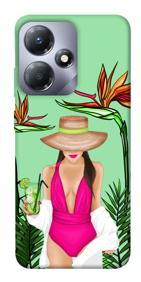 

Чехол Tropical girl для Infinix Hot 30 Play 1656968
