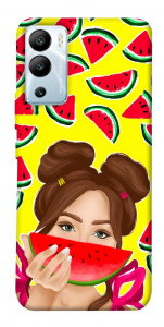 Чехол Watermelon girl для Infinix Hot 12i