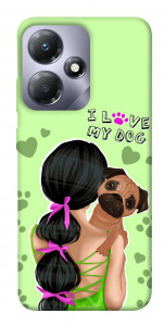 Чехол Love my dog для Infinix Hot 30 Play