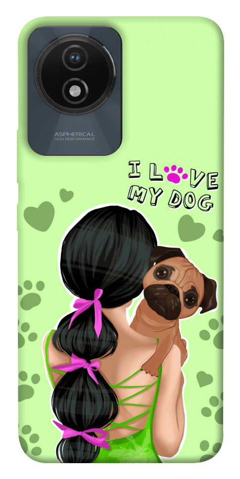 Чохол Love my dog для Vivo Y02