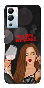 Чохол My life my rules для Infinix Hot 12i