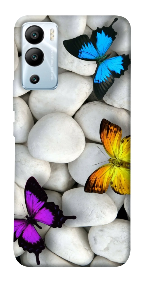 Чехол Butterflies для Infinix Hot 12i