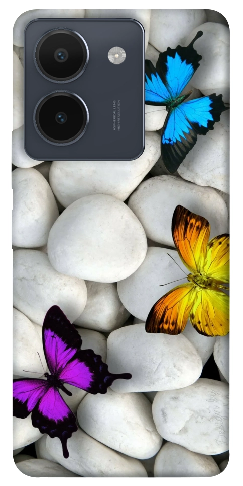 Чехол Butterflies для Vivo Y36