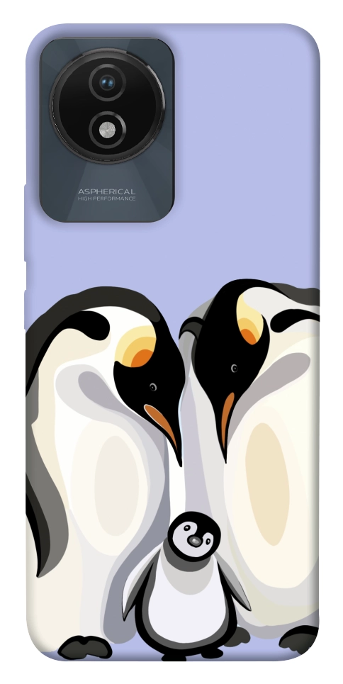 Чехол Penguin family для Vivo Y02