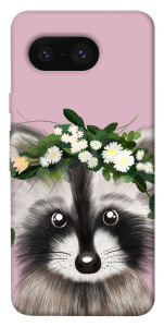Чехол Raccoon in flowers для Google Pixel 8