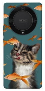 Чехол Cat with fish для Huawei Magic5 Lite