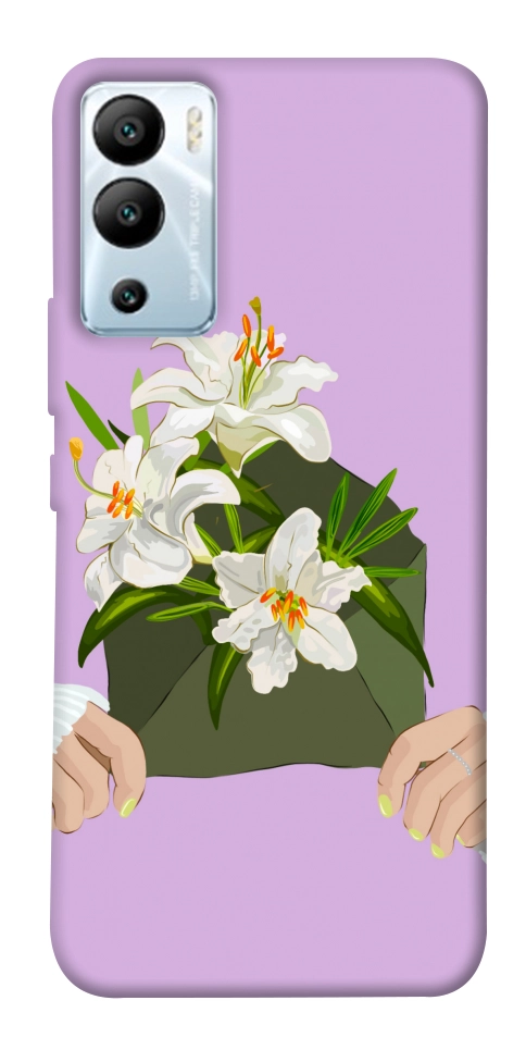 Чехол Flower message для Infinix Hot 12i