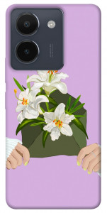 Чехол Flower message для Vivo Y36