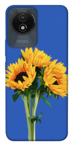 Чохол Bouquet of sunflowers для Vivo Y02