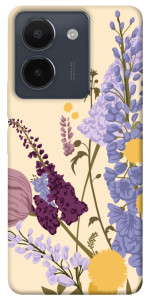 Чехол Flowers art для Vivo Y36