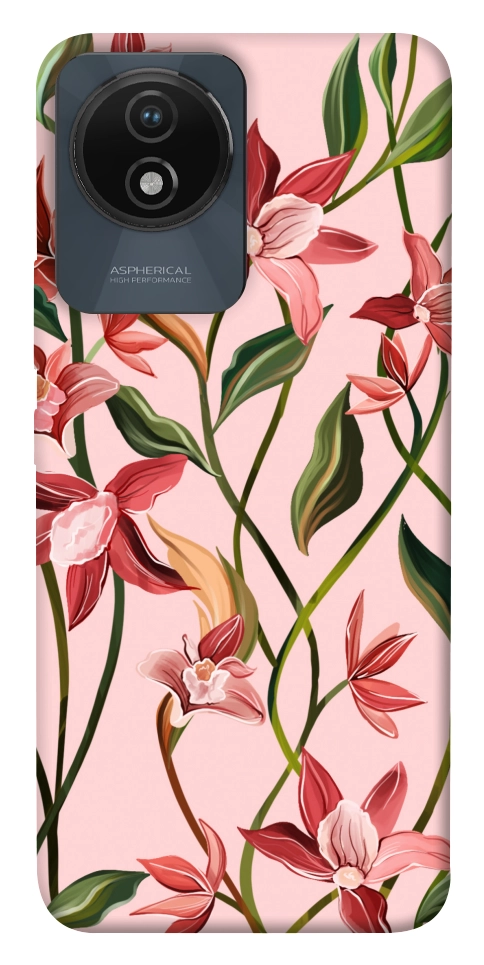 Чохол Floral motifs для Vivo Y02