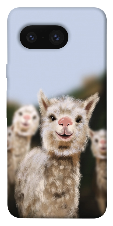 Чехол Funny llamas для Google Pixel 8