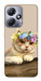 Чехол Cat in flowers для Infinix Hot 30i