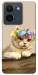 Чехол Cat in flowers для Vivo Y36