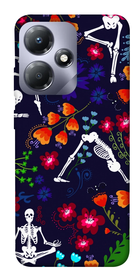 Чехол Yoga skeletons для Infinix Hot 30i