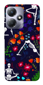 Чохол Yoga skeletons для Infinix Hot 30i