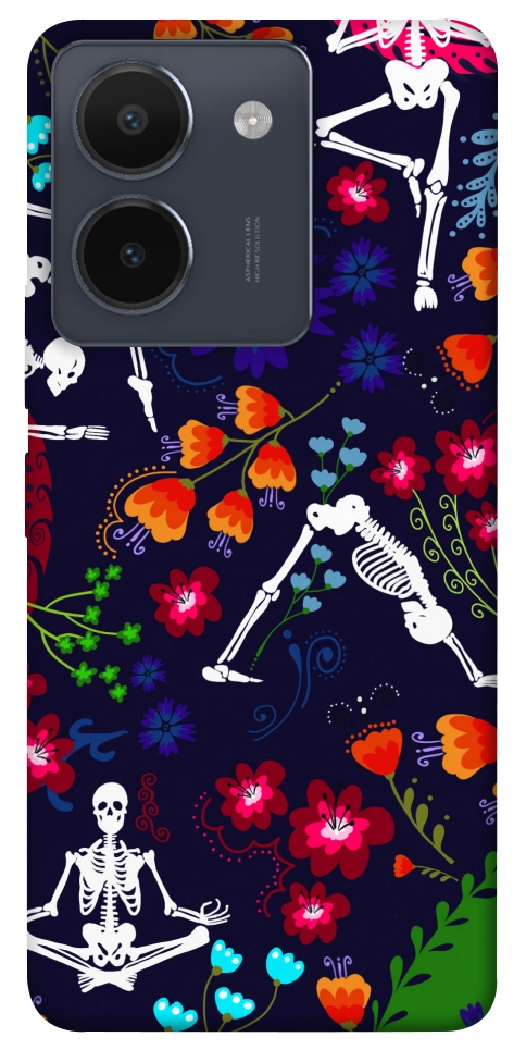 Чехол Yoga skeletons для Vivo Y36