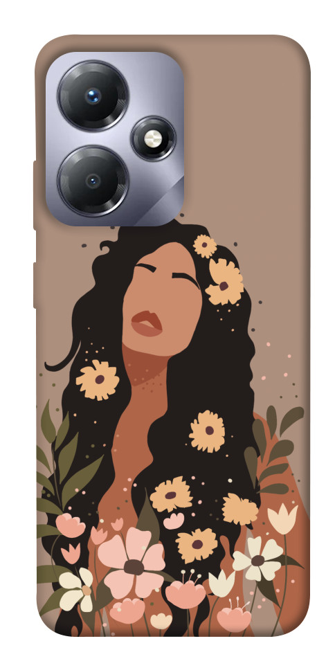 

Чохол Дівчина у квітах для Infinix Hot 30 1658396