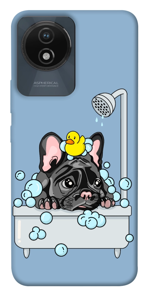 Чехол Dog in shower для Vivo Y02