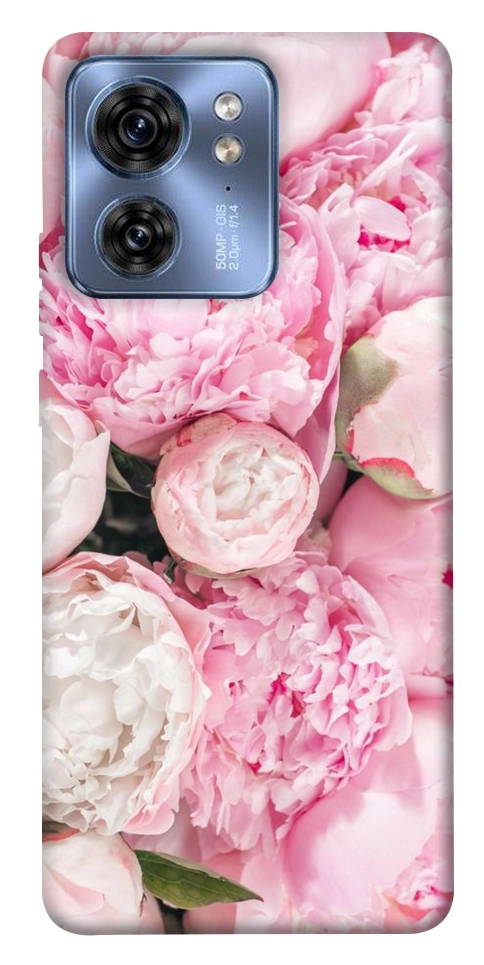 Чехол Pink peonies для Motorola Edge 40