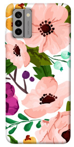 Чехол Акварельные цветы для Nokia G22