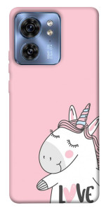 Чехол Unicorn love для Motorola Edge 40