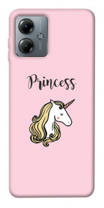 Чехол Princess unicorn для Motorola Moto G14