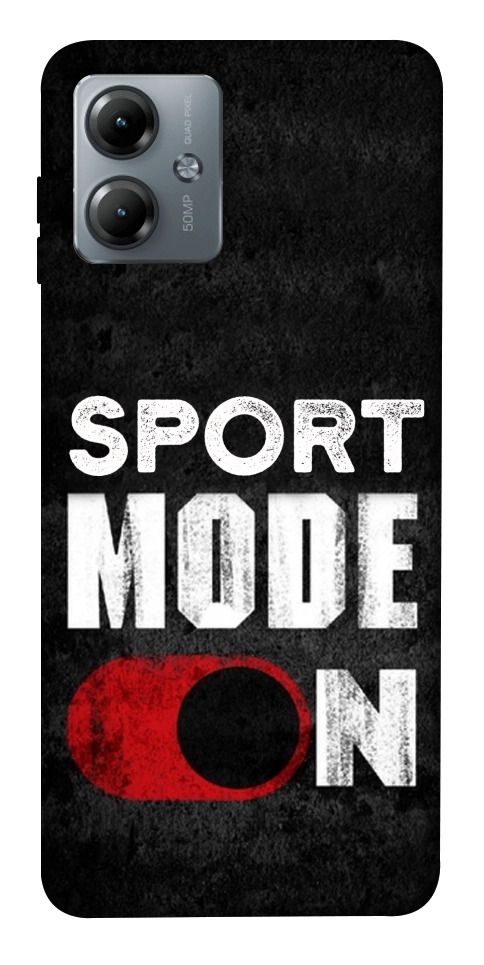 Чехол Sport mode on для Motorola Moto G14