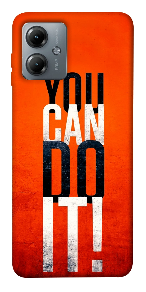 Чехол You can do it для Motorola Moto G14