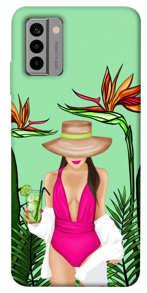 

Чехол Tropical girl для Nokia G22 1659414