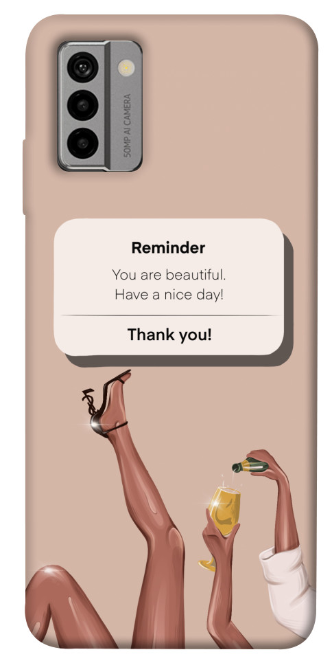 

Чехол Beautiful reminder для Nokia G22 1659585