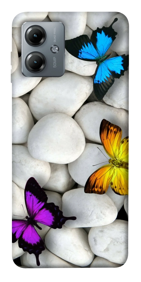 Чехол Butterflies для Motorola Moto G14