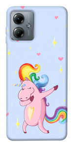 Чохол Unicorn party для Motorola Moto G14