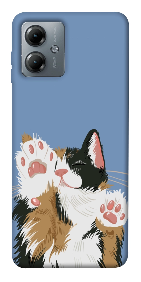 Чехол Funny cat для Motorola Moto G14