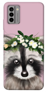 Чехол Raccoon in flowers для Nokia G22