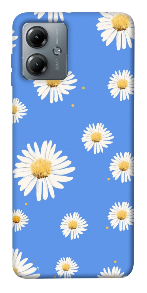 Чехол Chamomile pattern для Motorola Moto G14