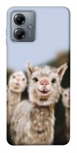 Чехол Funny llamas для Motorola Moto G14