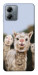 Чохол Funny llamas для Motorola Moto G14