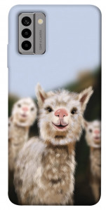 Чохол Funny llamas для Nokia G22