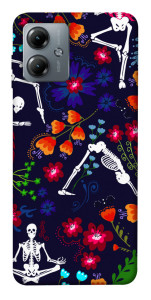 Чохол Yoga skeletons для Motorola Moto G14