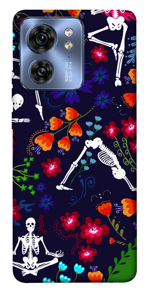 Чехол Yoga skeletons для Motorola Edge 40