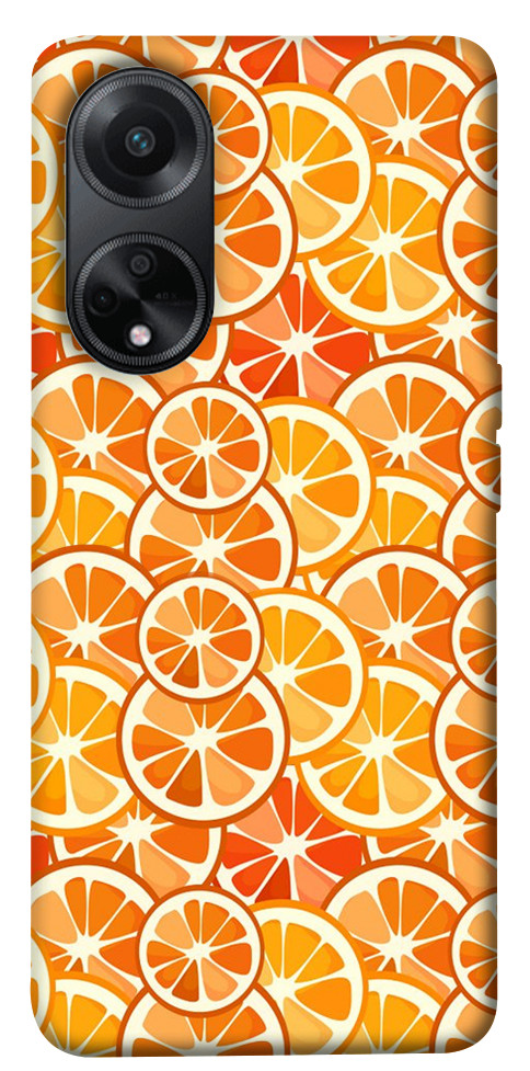 

Чехол Мандариновый паттерн для Oppo A58 4G 1662993