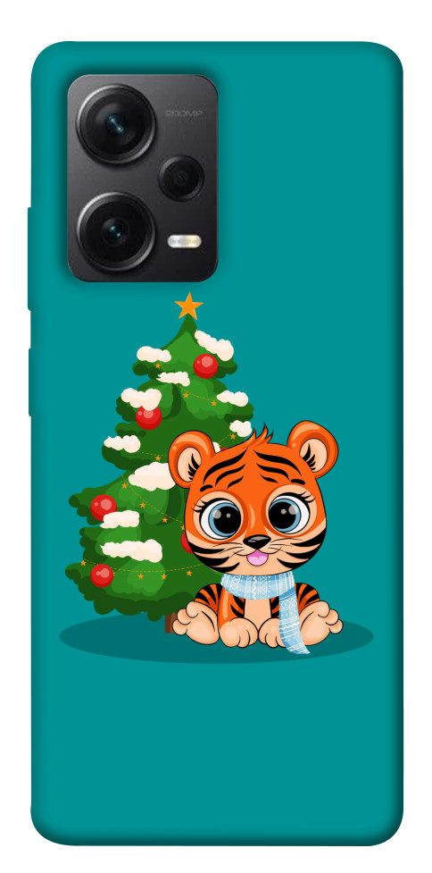 

Чехол Праздничный тигренок для Xiaomi Redmi Note 12 Pro+ 1664430