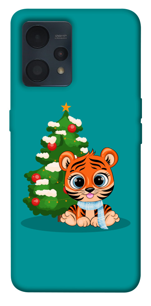 

Чехол Праздничный тигренок для Realme 9 4G 1664445